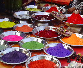 Marktstand in Orchha/Indien - Kreativ-Yoga Bärbel Dietze Grüna Chemnitz